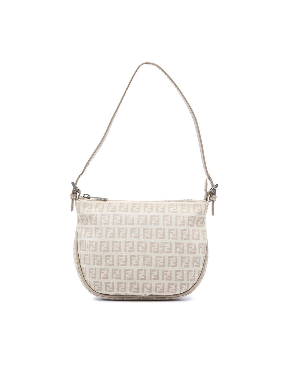 Fendi Zucchino Canvas Shoulder Bag Pre- #300440F62B